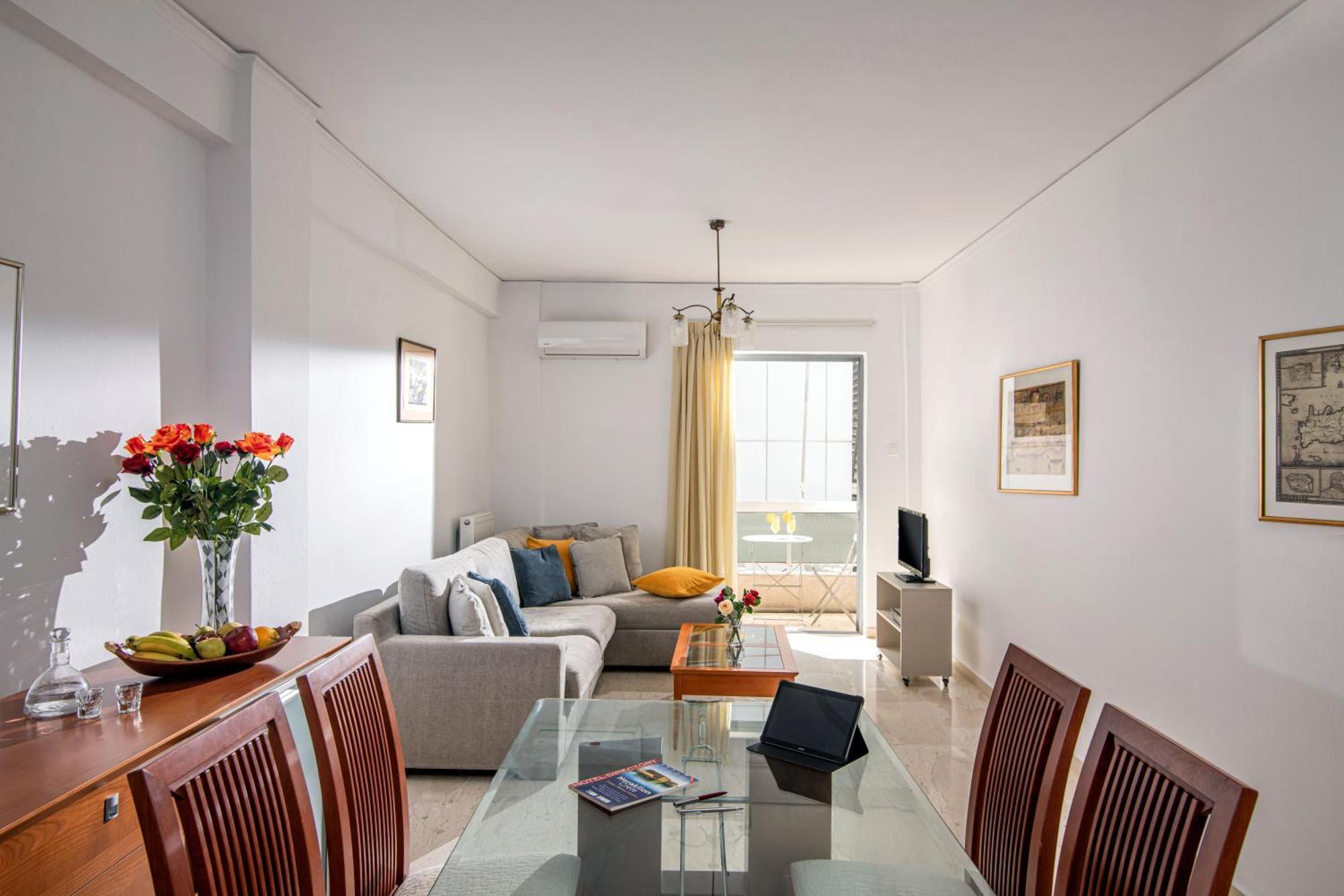 Central Double Bedroom Apartment Iraklio Exterior foto
